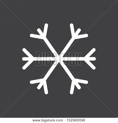 Car winter mode icon. Car dashboard icon. Vector illustration