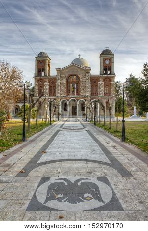 Agios Konstantinos church in Karditsa town, Greece