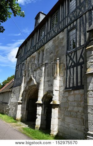 Sahurs France - june 22 2016 : the Marbeuf manor