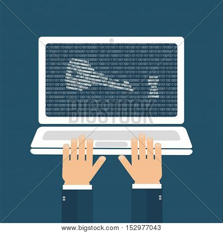 Password Hacker Concept