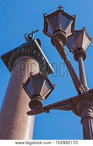 Walk through the city Saint Petersburg (Russia)