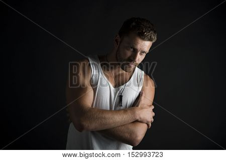Sexy Muscular Young Man