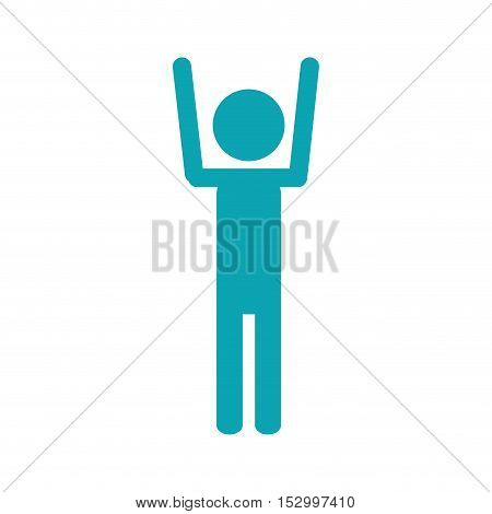Pictogram. Icon people person and figure theme. Isolated design. Vector illustration