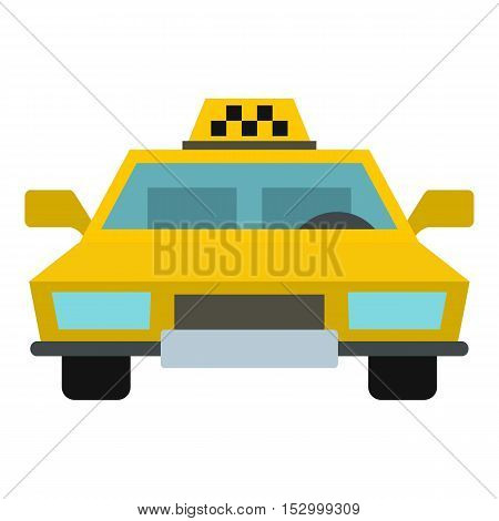 Taxi icon. Flat illustration of taxi vector icon for web design
