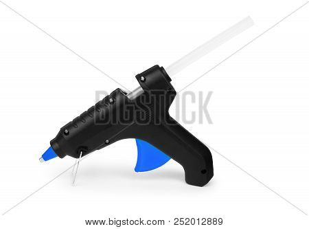 Electric Hot Glue Gun Isolated On White