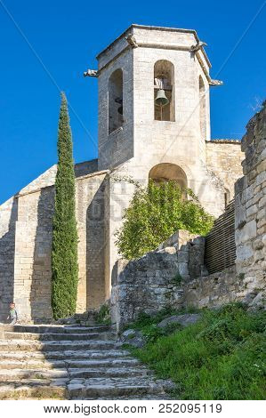 Church Of Notre-dame- Dalidon In Oppede-le-vieux, France