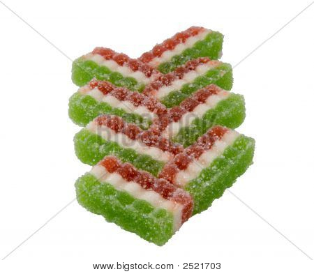 Oriente doces doces de tricolor de doces de fruta