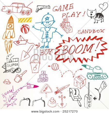 セット - ゲームを落書き