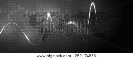 Business Candle Stick Graph Chart Of Stock Market Investment Trading . Bullish Point, Trend Of Graph