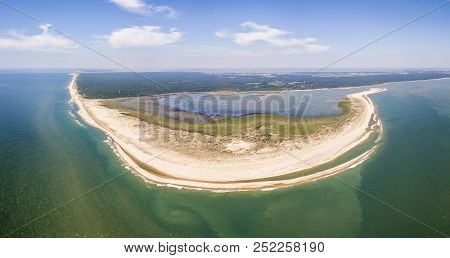 Aerial View Of Coubre Cape And Beach
