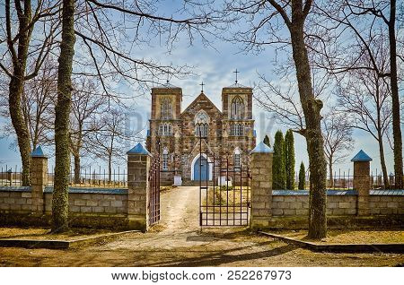 Jezupova (juzefova) Roman Catholic Church Of Saints Peter And Pavel In Naujene, Daugavpils Region, L