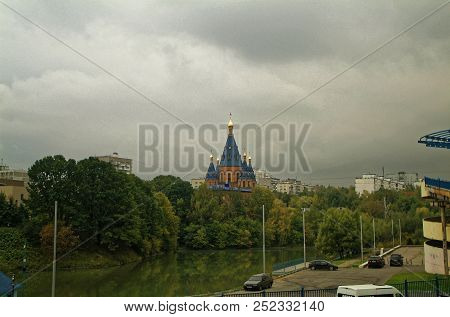 Sleeping Area On The Outskirts Of Moscow In Autumn, Chertanovo
