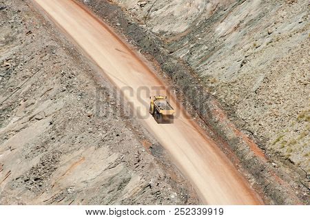 Dump Truck In Historic Gwalia Mine - Leonora - Australia