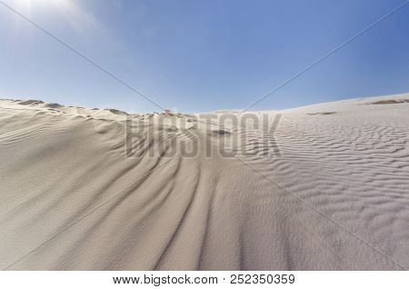 The  Lancelin Sand Dunes In  Western Australia.