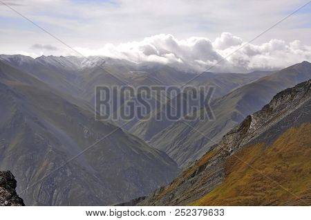 Vitw From The Mountains Of The Smail Caucasus