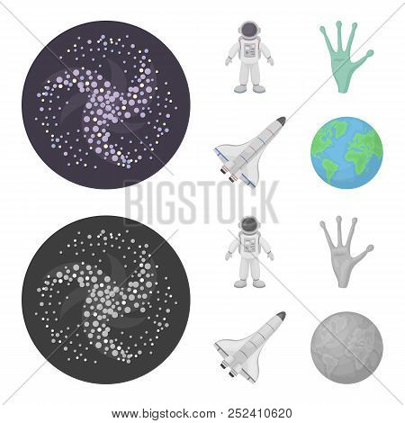 The Alien Hand, The Space Shuttle Ship Space Shuttle, The Astronaut In The Spacesuit, The Black Hole