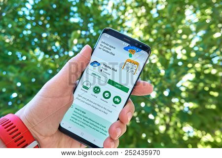 Yandex Disk Mobile App On Samsung S8.