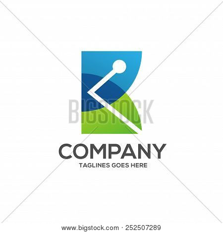 K Letter Technology Vector Photo Free Trial Bigstock