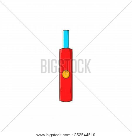 Electronic Cigarette Icon In Cartoon Style On A White Background