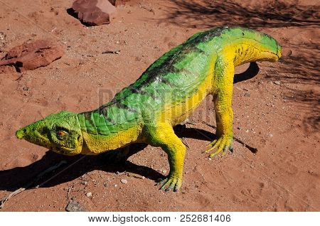 Extinct Aetosaur Dinosaur Replica - Central Argentina