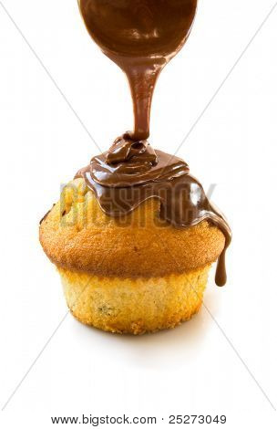 Muffin s čokoládou