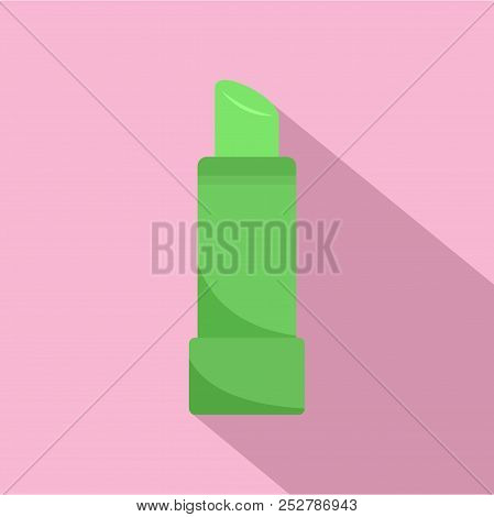 Aloe Pomade Icon. Flat Illustration Of Aloe Pomade Icon For Web Design