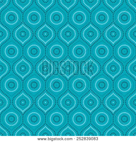 Abstract Aboriginal Dot Painting In Vector Format
