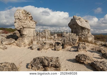 Stone Forest Near Varna, Bulgaria, Pobiti Kamani, Rock Phenomenon