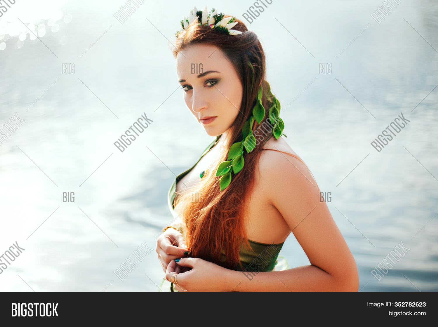Girl Seaweed Her Hair Image & Photo (Free Trial) | Bigstock