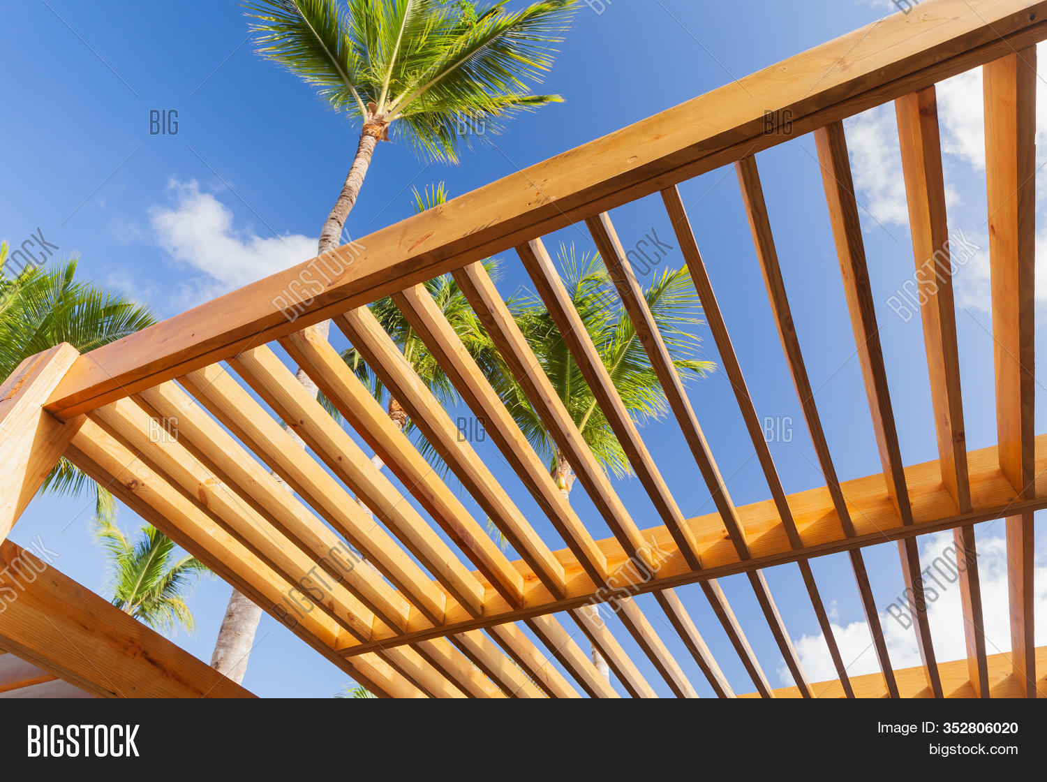 Wooden Sunshade Roof Image & Photo (Free Trial) Bigstock