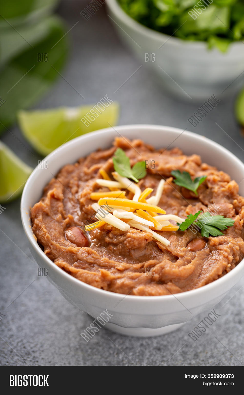 Refried Beans White Image & Photo (Free Trial) Bigstock