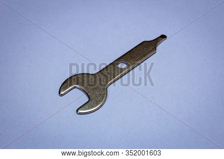 Small Spanner Used For Change Bits Of A Rotatory Tool