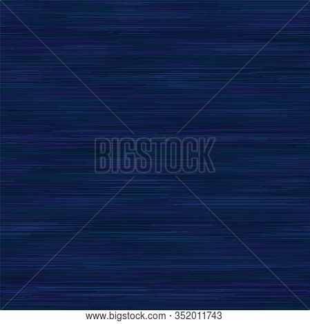 Classic Blue Denim Marl Vector Seamless Pattern. Heathered Jeans Effect. Dark Indigo Space Dyed Text