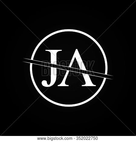 Ja Letter Type Logo Design Vector Template. Abstract Letter Ja Logo Design