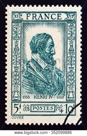 France - Circa 1943: A Stamp Printed In France From The 