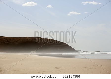 landscapes of Legzira beach on the south Morrocco