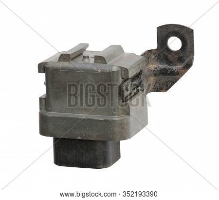 Self Timer Relay Switch (with Clipping Path) Isolated On White Background