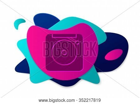 Color Ringing Alarm Bell Icon Isolated On White Background. Fire Alarm System. Service Bell, Handbel
