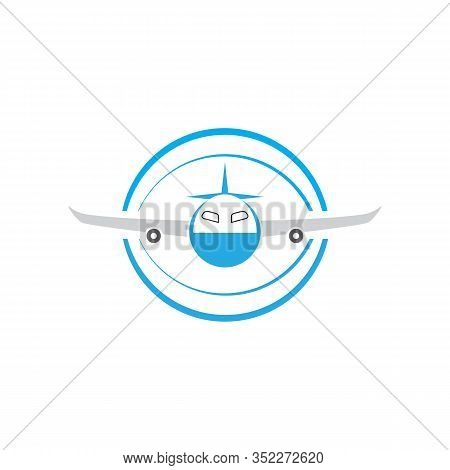 Airplane Symbol Vector Design For Bussines Icon