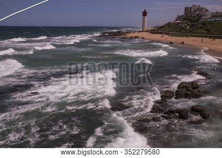 View Of Umhlanga Lighthouse From Shallows