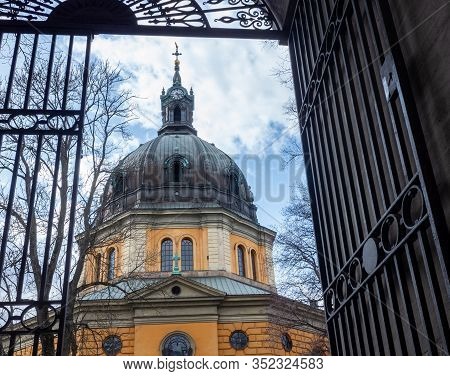 April 22, 2018, Stockholm, Sweden. Hedvig Eleonora Church In The Center Of Stockholm.