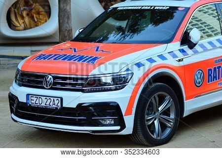 Warsaw, Poland. 16 October 2018. European Square.the Charity Campaign Of The Great Orchestra Of Chri