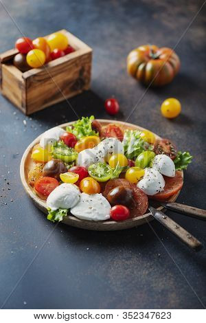 Healthy Salad With Mozzarella