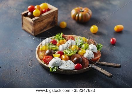 Healthy Salad With Mozzarella