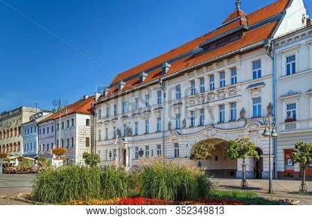 Slovak National Uprising Square Or Snp Square Is Main Square In Banska Bystrica, Slovakia