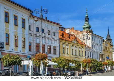 Slovak National Uprising Square Or Snp Square Is Main Square In Banska Bystrica, Slovakia