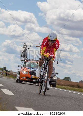 der spanische Radfahrer Luis Leon Sanchez