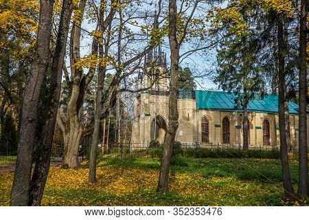 Saint Petersburg, Russia - May 16, 2018: Landscape With Beautiful View Of The Gothic Church Of Peter