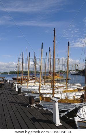 Sloop tradizionale a Karlskrona Marina