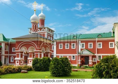 View Of The Chapel Of St. John The Baptist Above The Source In The Nikolo-peshnoshsky Monastery